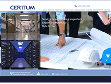 Tablet Screenshot of certtum.com.br